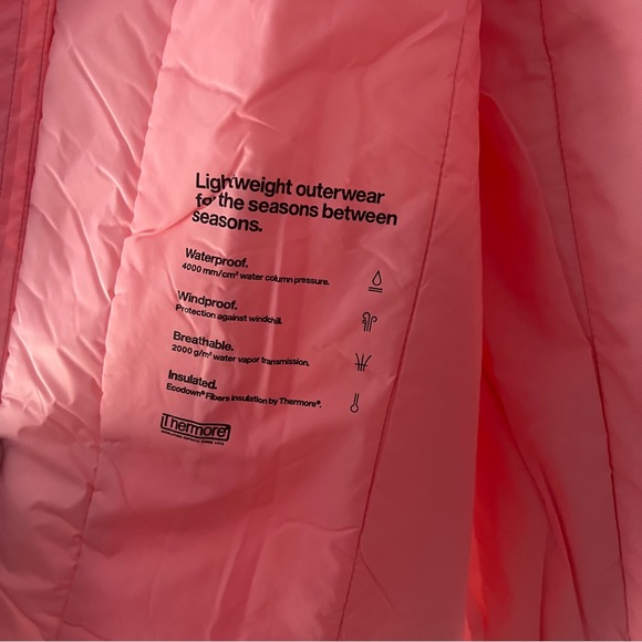 NWT Rains Padded Nylon Vest Pink Sky Small - Picture 6 of 11